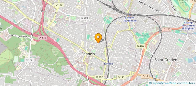 localisation de l'entreprise SYND COPR 2 RUE ROBINEAU  SANNOIS