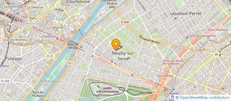 localisation de l'entreprise SYND COPR 2 VILLA SAINTE FOY 92NEUILLY à NEUILLY-SUR-SEINE