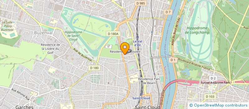 localisation de l'entreprise SYND.COPR. 20-22 RUE JULES FERRY 92 BOUL à SAINT-CLOUD