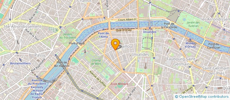 localisation de l'entreprise SYND.COPR. 20 AV BOSQUET 75007  PARIS RE  PARIS
