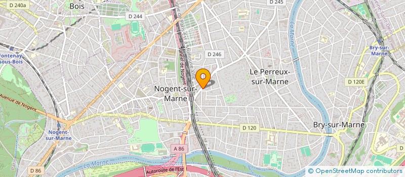 localisation de l'entreprise SYND.COPR. 20 AVE LEDRU ROLLIN  LE PERREUX-SUR-MARNE