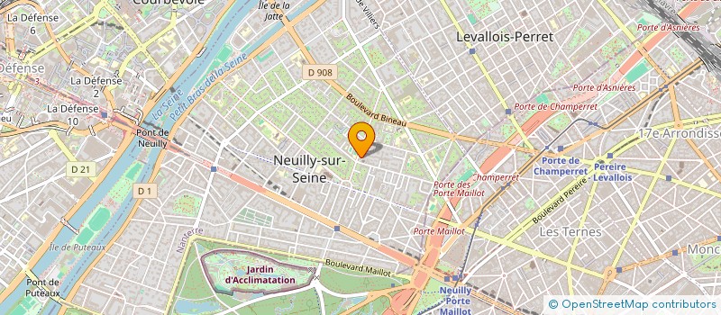 localisation de l'entreprise SYND.COPR. 20 BD D INKERMANN 92 NEUILLY à NEUILLY-SUR-SEINE