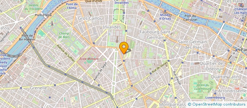 localisation de l'entreprise SYND COPR 20 BD DES INVALIDES 75007 PARIS  PARIS