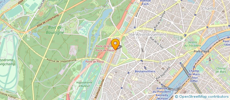 localisation de l'entreprise SYND.COPR. 20 BD SUCHET 75016   PARIS RE  PARIS