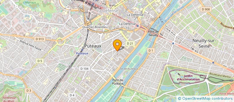 localisation de l'entreprise SYND.COPR. 20 BIS RUE DES       PAVILLON  PUTEAUX