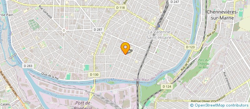 localisation de l'entreprise SYND.COPR. 20 RUE CHEVALIER à SAINT-MAUR-DES-FOSSES