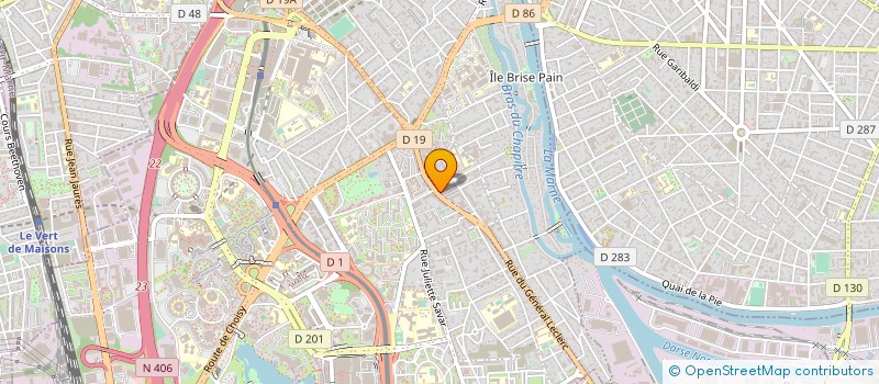 localisation de l'entreprise SYND.COPR. 20 RUE DE LA         ROCHEFOU  CRETEIL