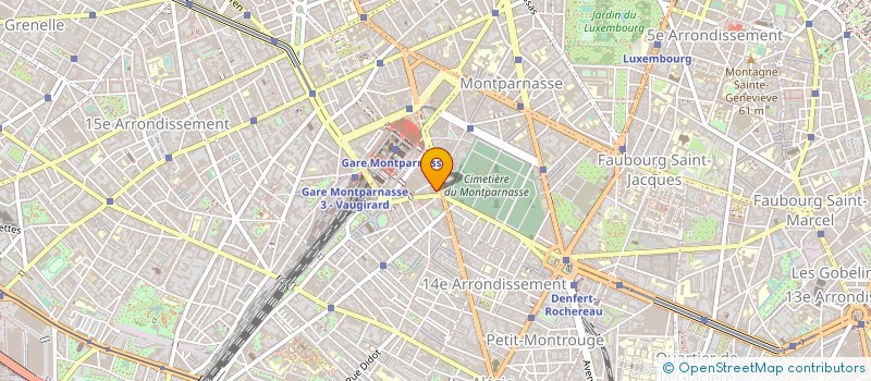 localisation de l'entreprise SYND COPR 20 RUE DES SUISSES 75014  PARIS