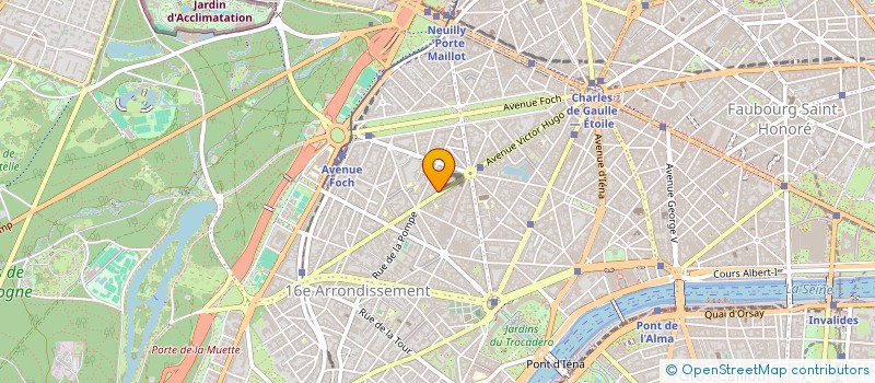 localisation de l'entreprise SYND.COPR. 20 RUE DU RANELAGH   75016 PA  PARIS