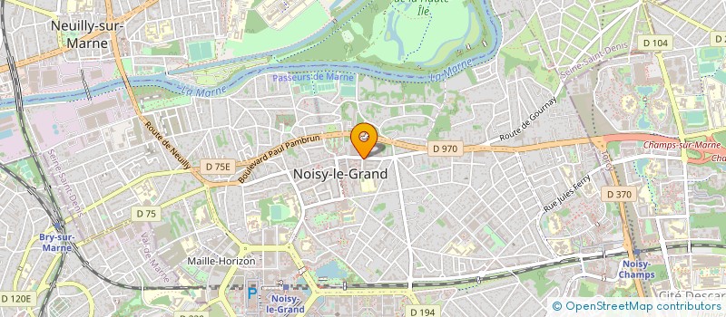 localisation de l'entreprise SYND.COPR. 20 RUE JULES FERRY 95 VILLIER  NOISY-LE-GRAND