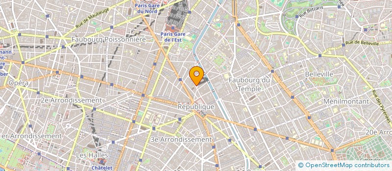 localisation de l'entreprise SYND.COPR. 20 RUE YVES TOUDIC   PARIS 10  PARIS