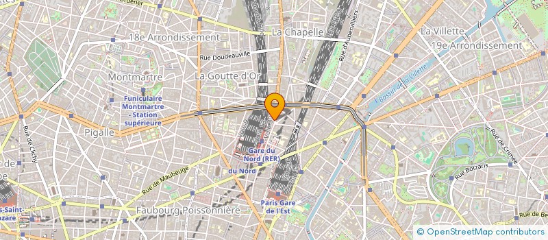 localisation de l'entreprise SYND.COPR. 201 RUE DU FAUBOURG  ST DENIS  PARIS