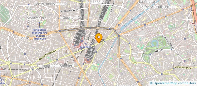 localisation de l'entreprise SYND.COPR. 201 RUE LA FAYETTE   75010 PA  PARIS