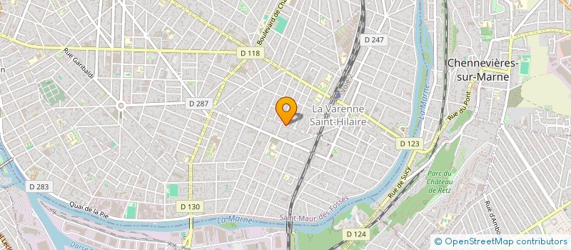 localisation de l'entreprise SYND.COPR. 202-204 AV DU GAL DE GAULL à SAINT-MAUR-DES-FOSSES