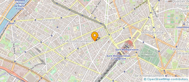 localisation de l'entreprise SYND.COPR. 202 RUE DE VAUGIRARD 75015 PA  PARIS