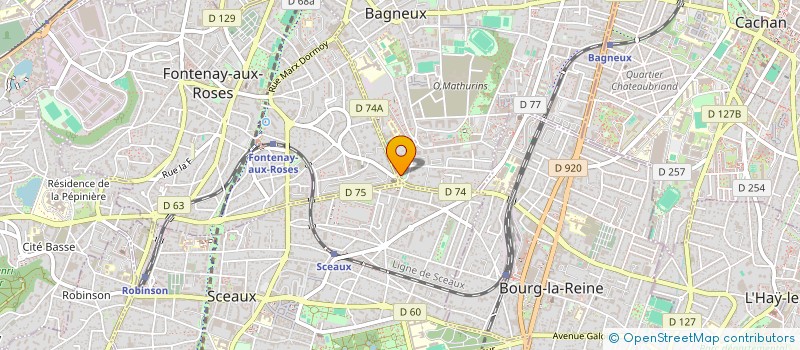 localisation de l'entreprise SYND COPR 203 AV DU MARECHAL FOCH 92220 BAGNEUX à BAGNEUX