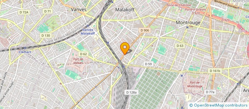 localisation de l'entreprise SYND COPR 203 AV PIERRE BROSSOLETTE 92120 MONTROUGE  MONTROUGE