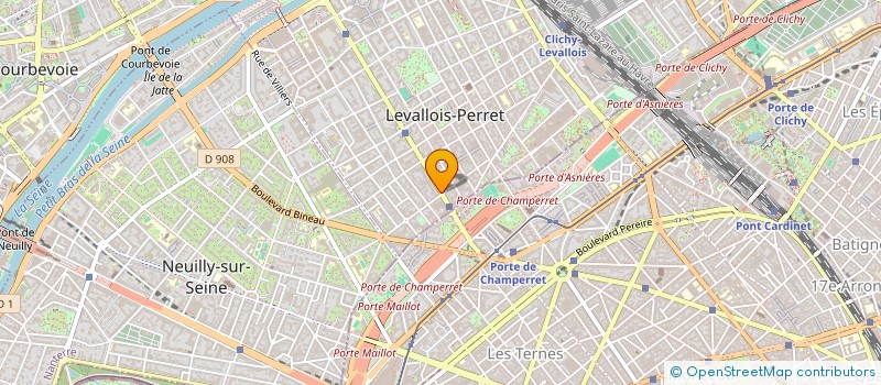 localisation de l'entreprise SYND.COPR. 203 RUE DE TOLBIAC PARIS 13 R à LEVALLOIS-PERRET