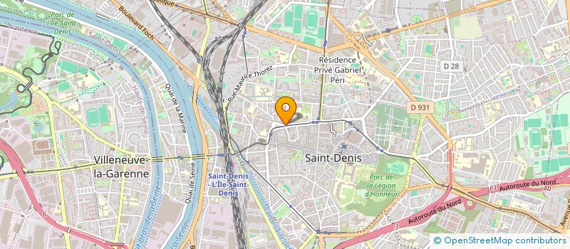 localisation de l'entreprise SYND.COPR. 21 R DE LA REPUBLIQUE 93 SAIN à SAINT-DENIS