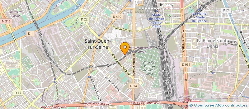 localisation de l'entreprise SYND COPR 21 RUE GODILLOT à SAINT-OUEN-SUR-SEINE