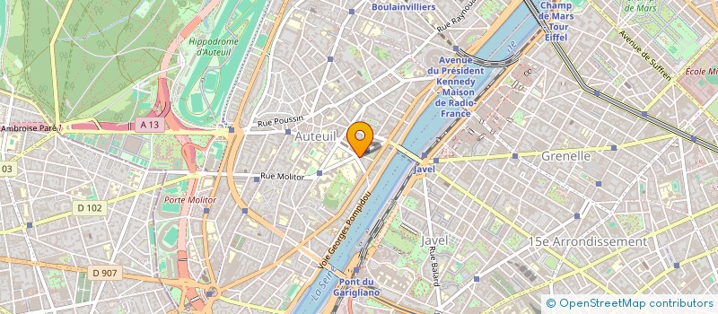 localisation de l'entreprise SYND.COPR. 21 RUE MIRABEAU      75016 PA  PARIS