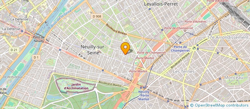 localisation de l'entreprise SYND COPR 21 VILLA MEQUILLET à NEUILLY-SUR-SEINE
