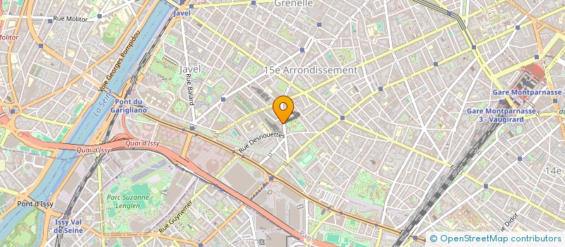 localisation de l'entreprise SYND.COPR. 216 RUE DE LA CROIX  NIVERT P  PARIS