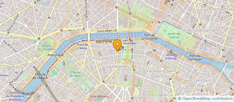 localisation de l'entreprise SYND.COPR. 22 BD DE LA TOUR MAUBOURG PAR  PARIS