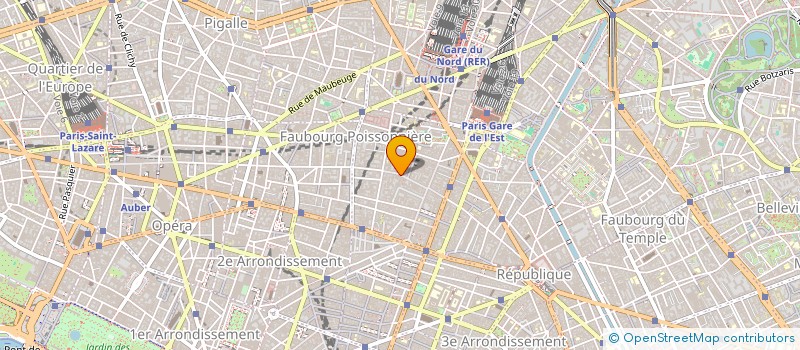 localisation de l'entreprise SYND.COPR. 22 PAS DES PETITES   ECURIES  PARIS