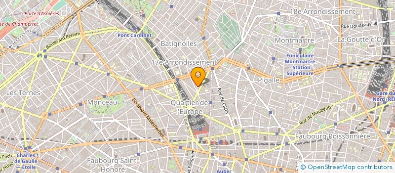 localisation de l'entreprise SYND COPR 22 R DE TURIN PARIS 8  PARIS