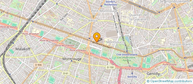 localisation de l'entreprise SYND.COPR. 22 RUE CLEMENCEAU    VANVES 9  PARIS