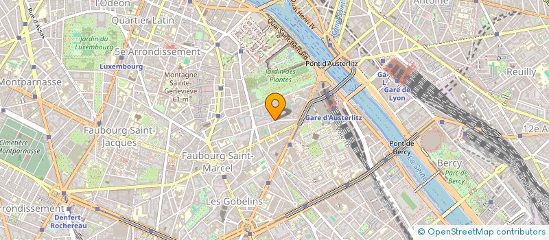 localisation de l'entreprise SYND.COPR. 22 RUE CROULEBARBE   75013 RE  PARIS