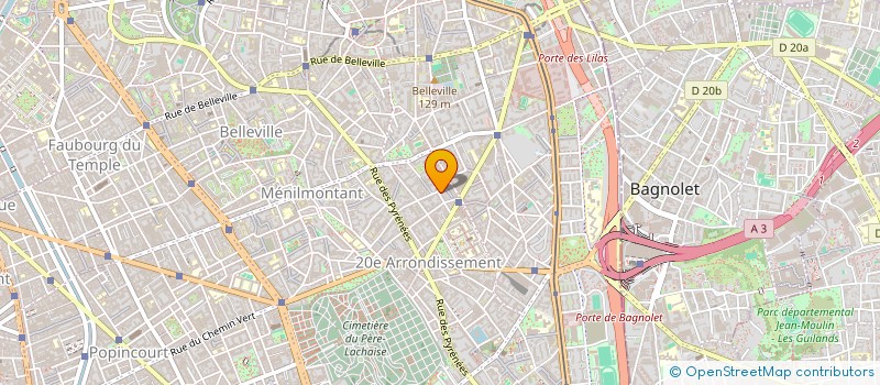 localisation de l'entreprise SYND.COPR. 22 RUE DUPONT DE L   EURE REP  PARIS