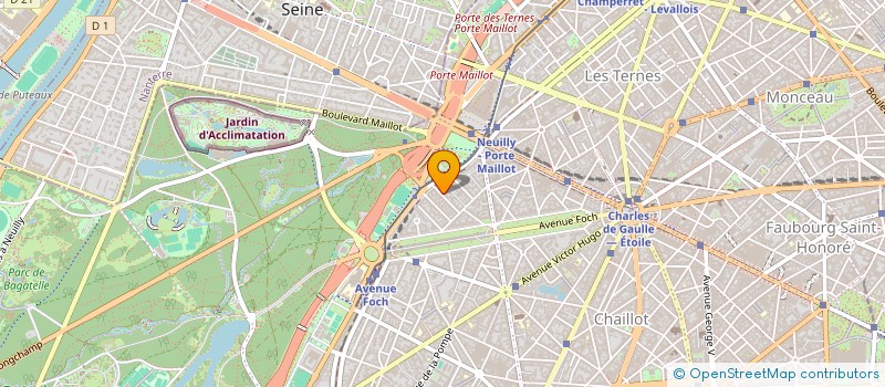 localisation de l'entreprise SYND COPR 22 RUE MARBEAU  PARIS