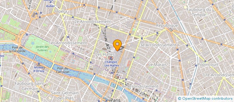 localisation de l'entreprise SYND COPR 22 RUE PIERRE LESCOT  PARIS