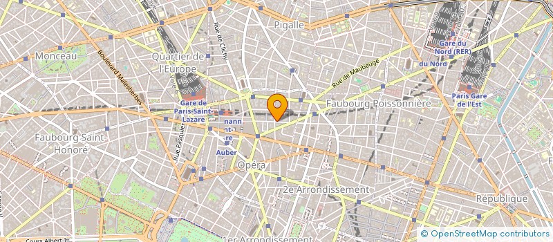 localisation de l'entreprise SYND.COPR. 22 RUE SAINT VINCENT DE PAUL  PARIS
