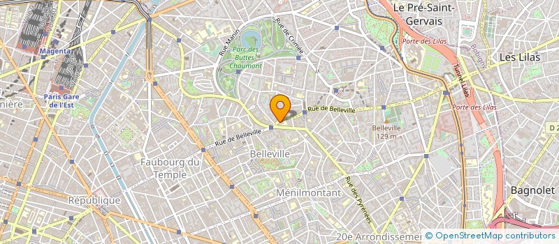 localisation de l'entreprise SYND.COPR. 23-25 R REAUMUR PARIS REP PAR  PARIS