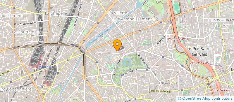 localisation de l'entreprise SYND.COPR. 23-27 RUE CAVENDISH 75019 PA  PARIS