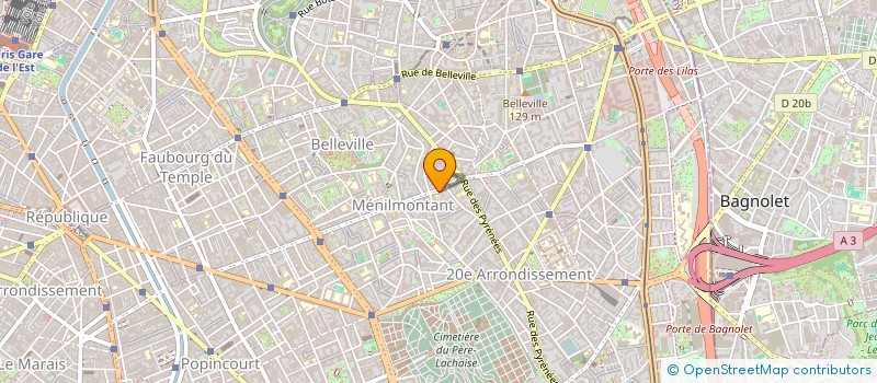 localisation de l'entreprise SYND COPR 23 R DES FETES  PARIS