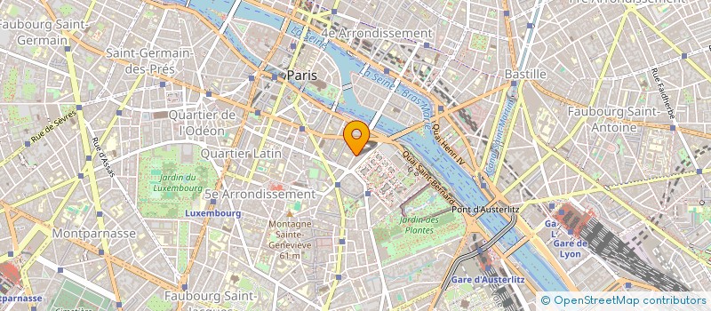 localisation de l'entreprise SYND.COPR. 23 RUE DU CARDINAL   LEMOINE  PARIS