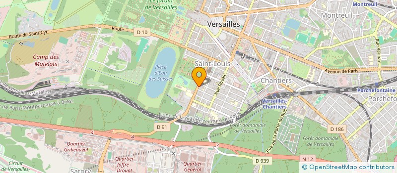 localisation de l'entreprise SYND.COPR. 23 RUE DU MAL JOFFRE 78 VERSA à VERSAILLES
