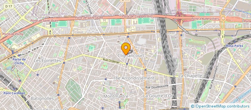 localisation de l'entreprise SYND.COPR. 23 RUE SAINTE ISAURE 75018 PA  PARIS