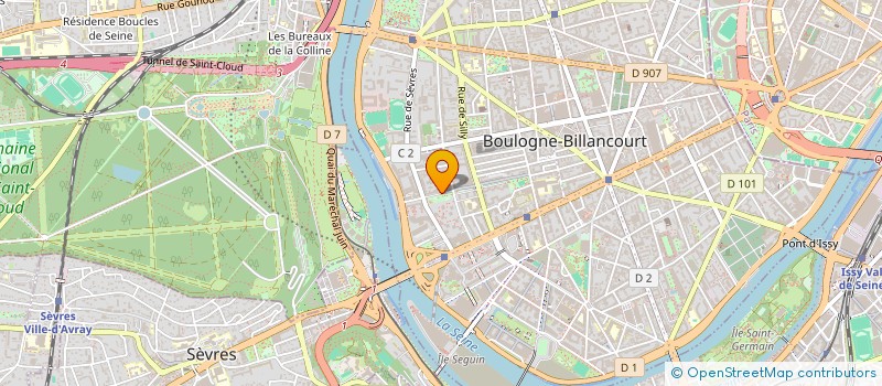 localisation de l'entreprise SYND.COPR. 237 AU 273 AV MAL JUIN RES à BOULOGNE-BILLANCOURT