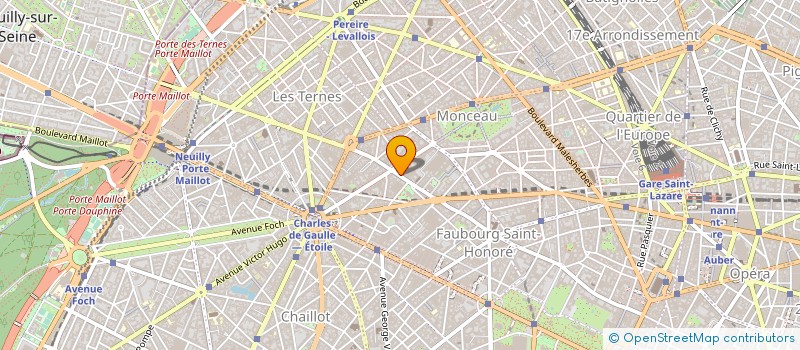 localisation de l'entreprise SYND.COPR. 238 R DU FAUBOURG ST HONORE 7  PARIS