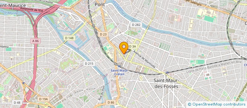 localisation de l'entreprise SYND.COPR. 23B RUE DE LA VARENNE à SAINT-MAUR-DES-FOSSES