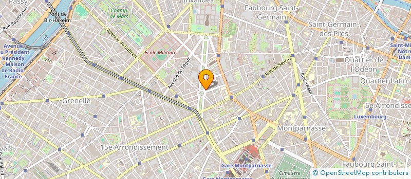 localisation de l'entreprise SYND.COPR. 24 26 R DUROC 75007 &1 PL BRE  PARIS