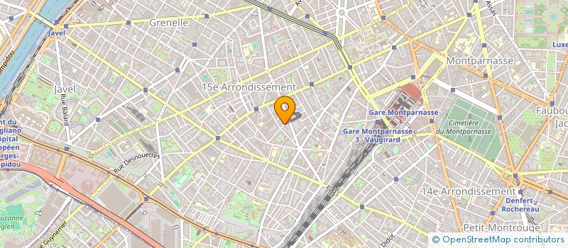 localisation de l'entreprise SYND.COPR. 24 26 RUE QUINTINIE  75015 PA  PARIS