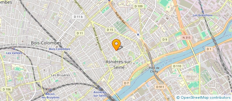 localisation de l'entreprise SYND.COPR. 24-28 RUE RP CHRISTIAN GILBER  ASNIERES-SUR-SEINE