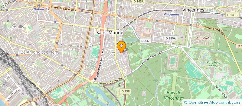 localisation de l'entreprise SYND.COPR. 24 AVE JULES JOFFRIN 94 ST MA à SAINT-MANDE