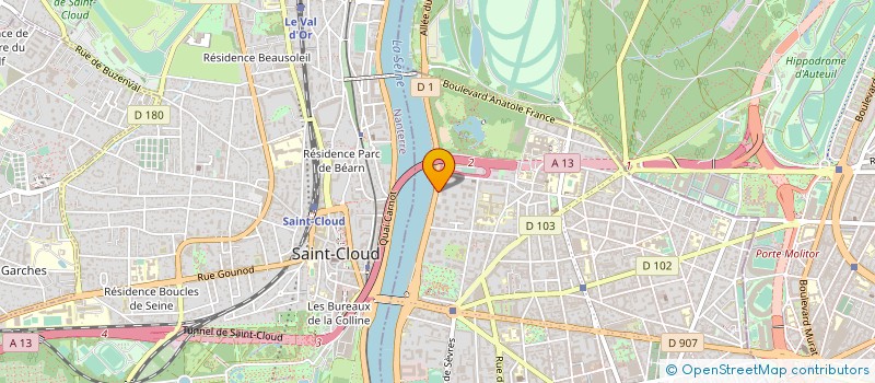 localisation de l'entreprise SYND.COPR. 24 QU. DU 4 SEPTEMBRE 92 BOUL à BOULOGNE BILLANCOURT